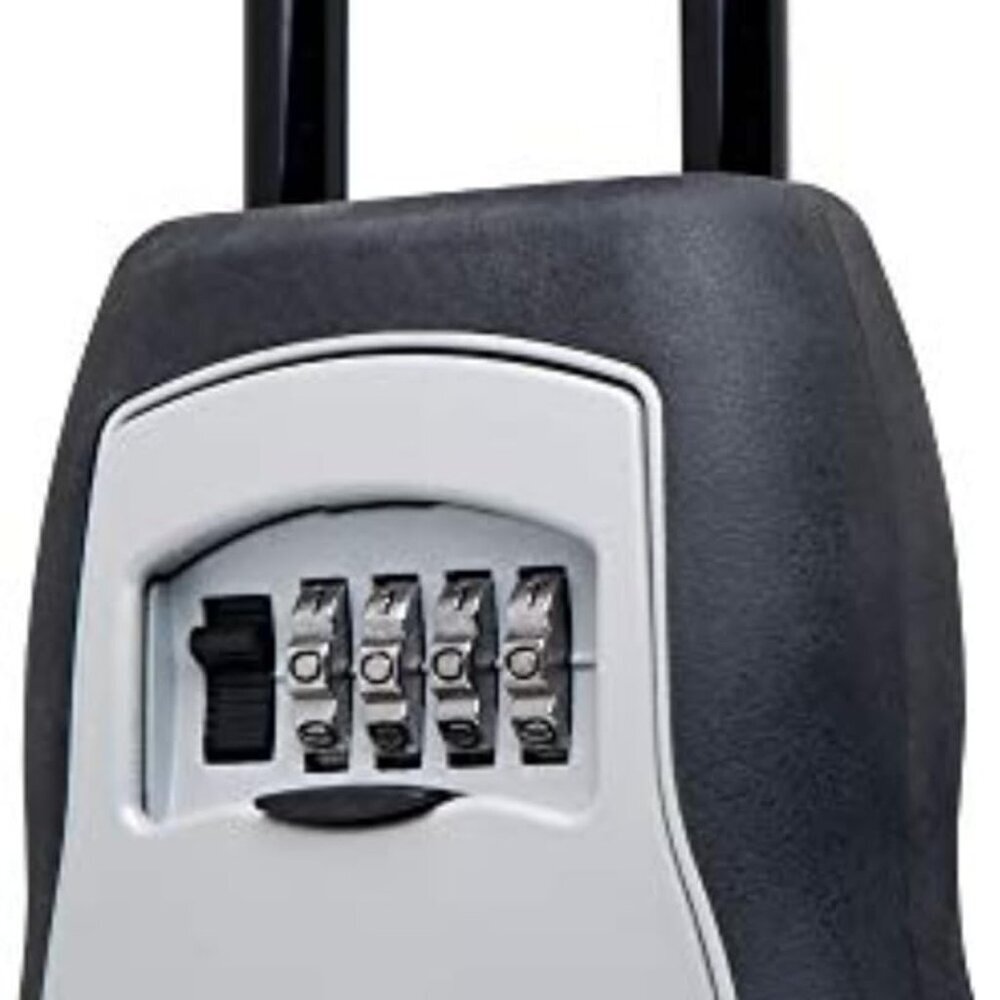 Key Lock Box, Outdoor Lock Box for House Keys, Portable Combination Lockbox Rese - Picture 3 of 10